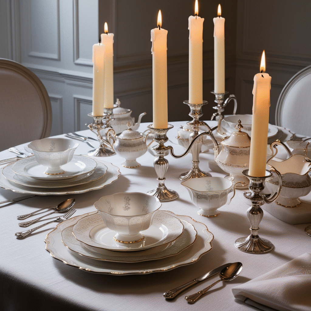 Dine with Sophistication royal dining etiquette at home, elegant table setting